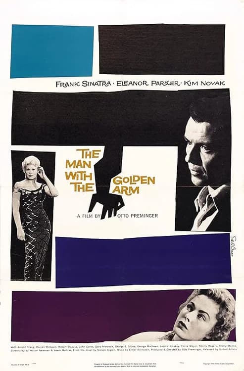 The Man with the Golden Arm film posteri